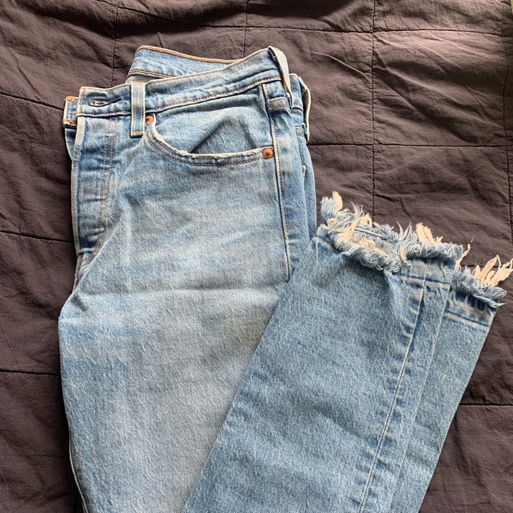 501 Levi’s skinny high waisted jeans